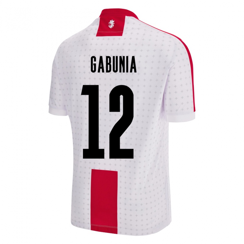 Kinder Georgien Tatia Gabunia #12 Weiß Heimtrikot Trikot 24-26 T-Shirt Schweiz