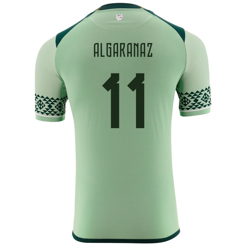 Kinder Bolivien Carmelo Algarañaz #11 Hellgrün Heimtrikot Trikot 24-26 T-Shirt Schweiz