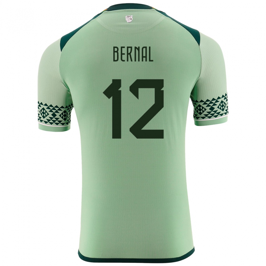 Kinder Bolivien Joel Bernal #12 Hellgrün Heimtrikot Trikot 24-26 T-Shirt Schweiz