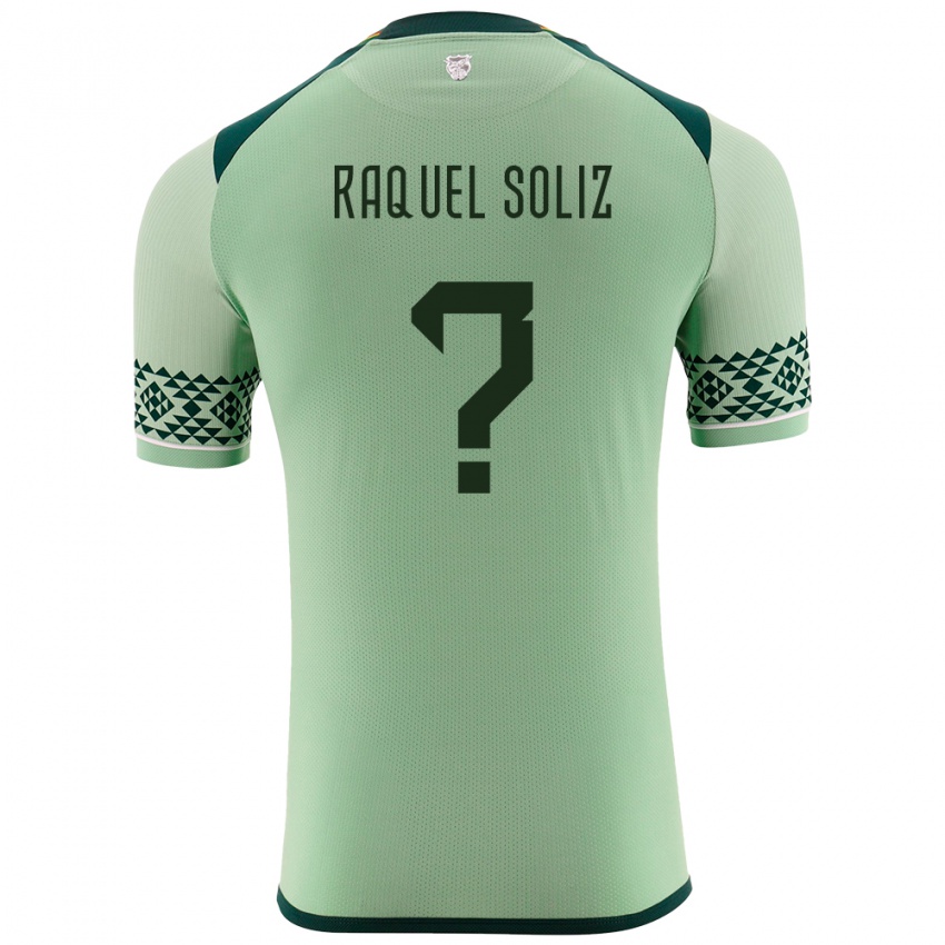 Kinder Bolivien Ruth Raquel Soliz #0 Hellgrün Heimtrikot Trikot 24-26 T-Shirt Schweiz