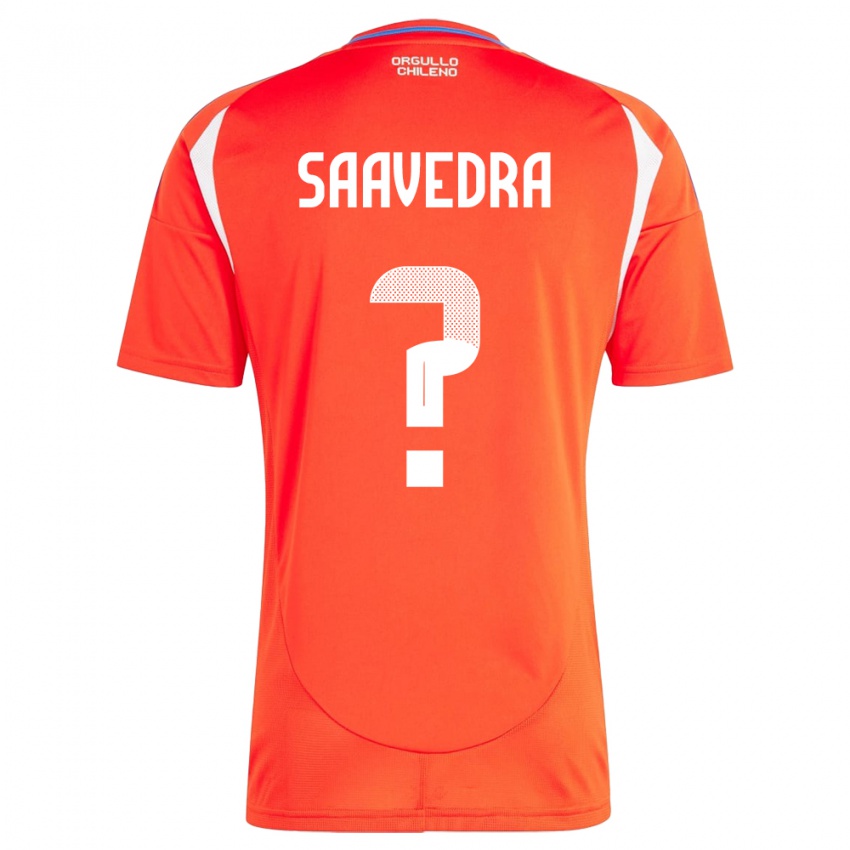 Kinder Chile Danilo Saavedra #0 Rot Heimtrikot Trikot 24-26 T-Shirt Schweiz