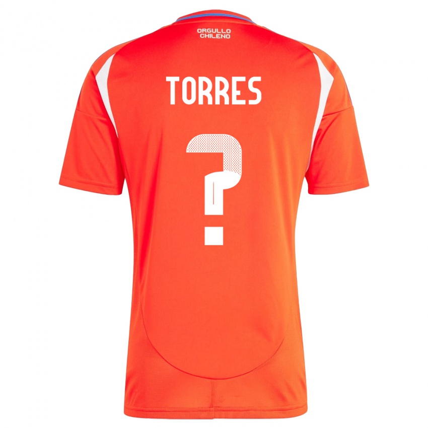 Kinder Chile Bruno Torres #0 Rot Heimtrikot Trikot 24-26 T-Shirt Schweiz