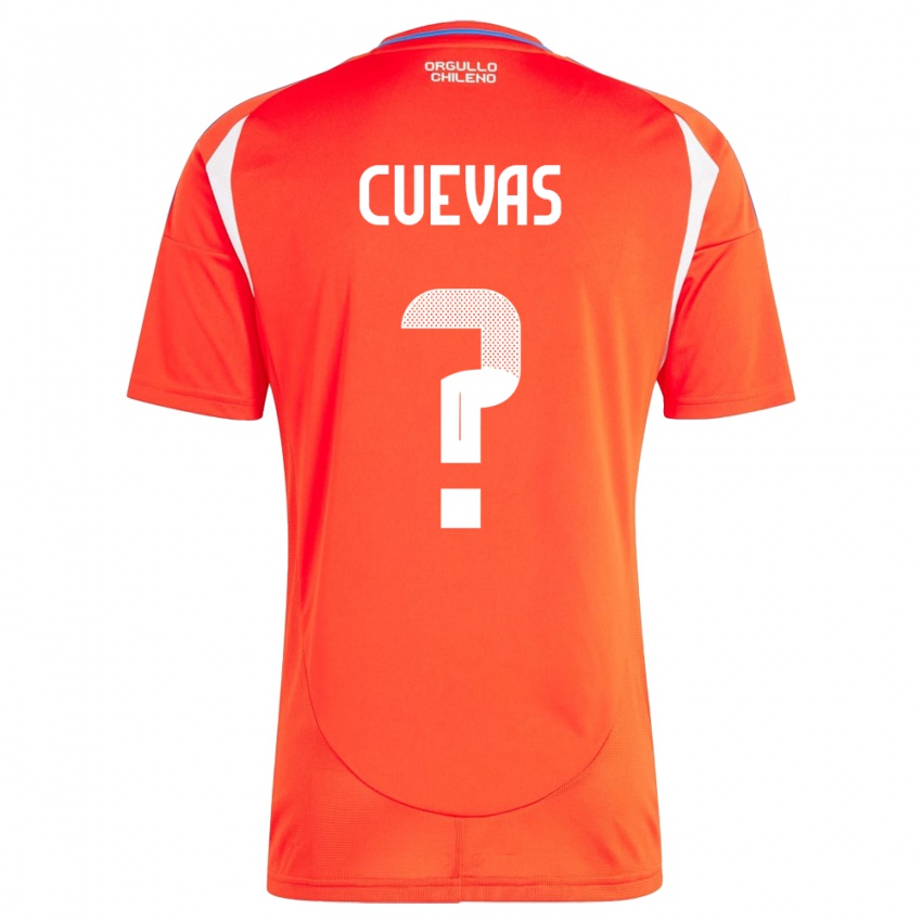 Kinder Chile Yastin Cuevas #0 Rot Heimtrikot Trikot 24-26 T-Shirt Schweiz