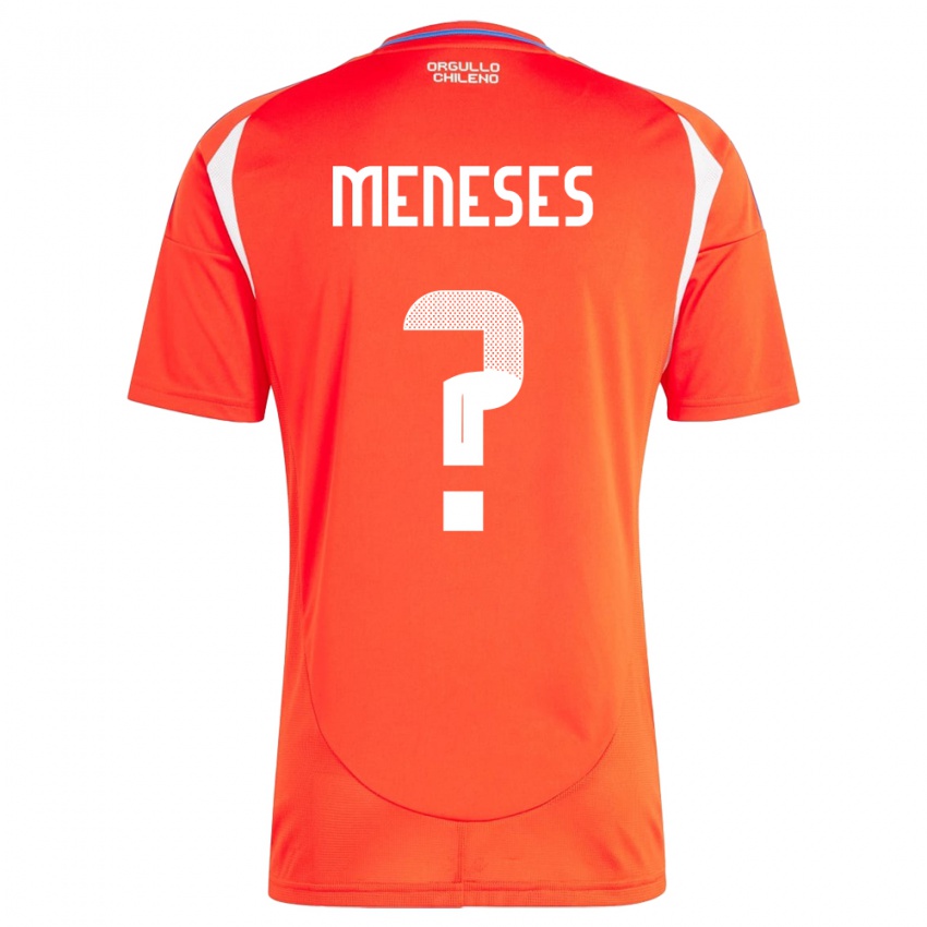 Kinder Chile Joaquín Meneses #0 Rot Heimtrikot Trikot 24-26 T-Shirt Schweiz