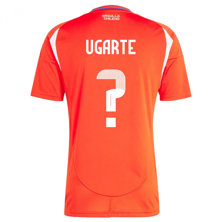 Kinder Chile Pablo Ugarte #0 Rot Heimtrikot Trikot 24-26 T-Shirt Schweiz