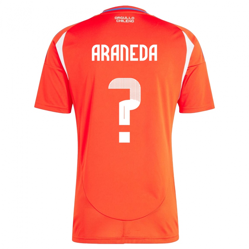 Kinder Chile Arantxa Araneda #0 Rot Heimtrikot Trikot 24-26 T-Shirt Schweiz