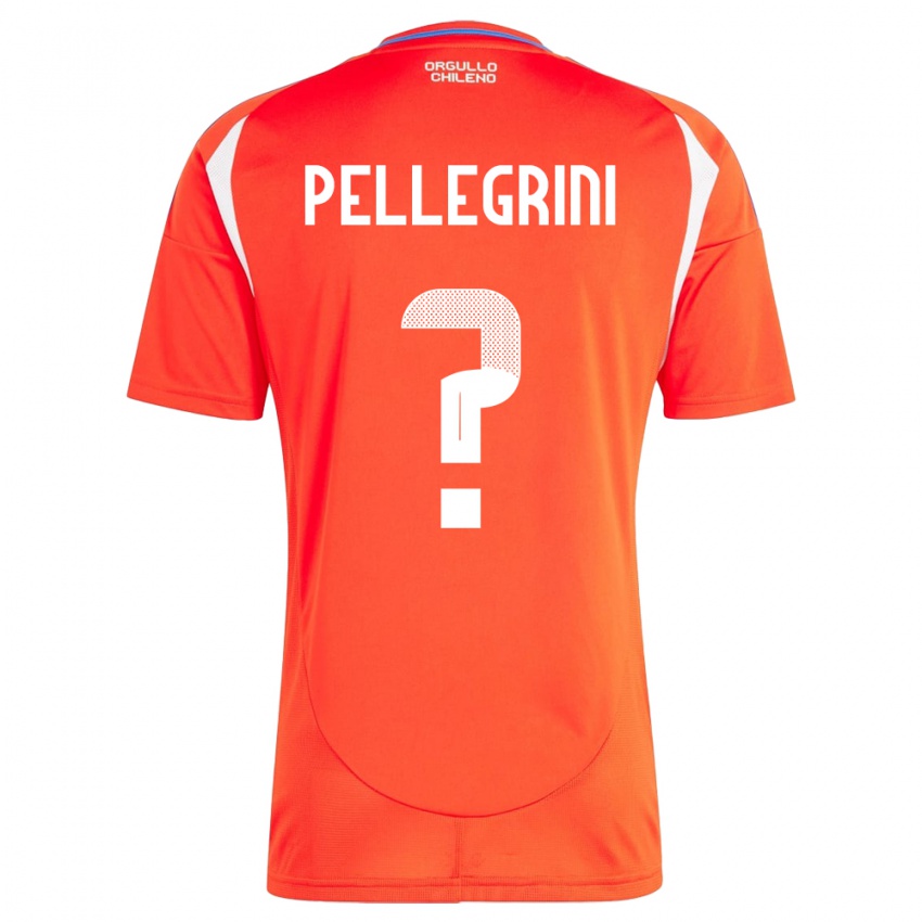 Kinder Chile Maya Pellegrini #0 Rot Heimtrikot Trikot 24-26 T-Shirt Schweiz