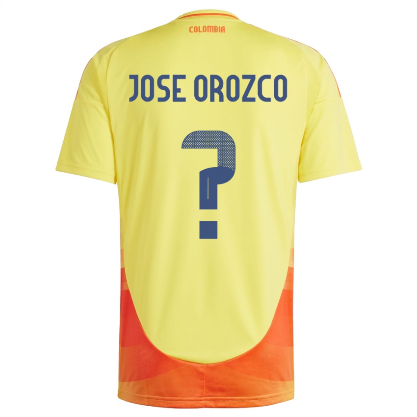 Kinder Kolumbien Juan José Orozco #0 Gelb Heimtrikot Trikot 24-26 T-Shirt Schweiz