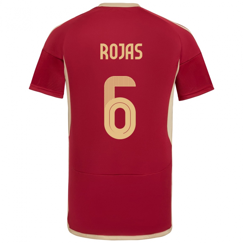 Kinder Venezuela Carlos Rojas #6 Burgund Heimtrikot Trikot 24-26 T-Shirt Schweiz