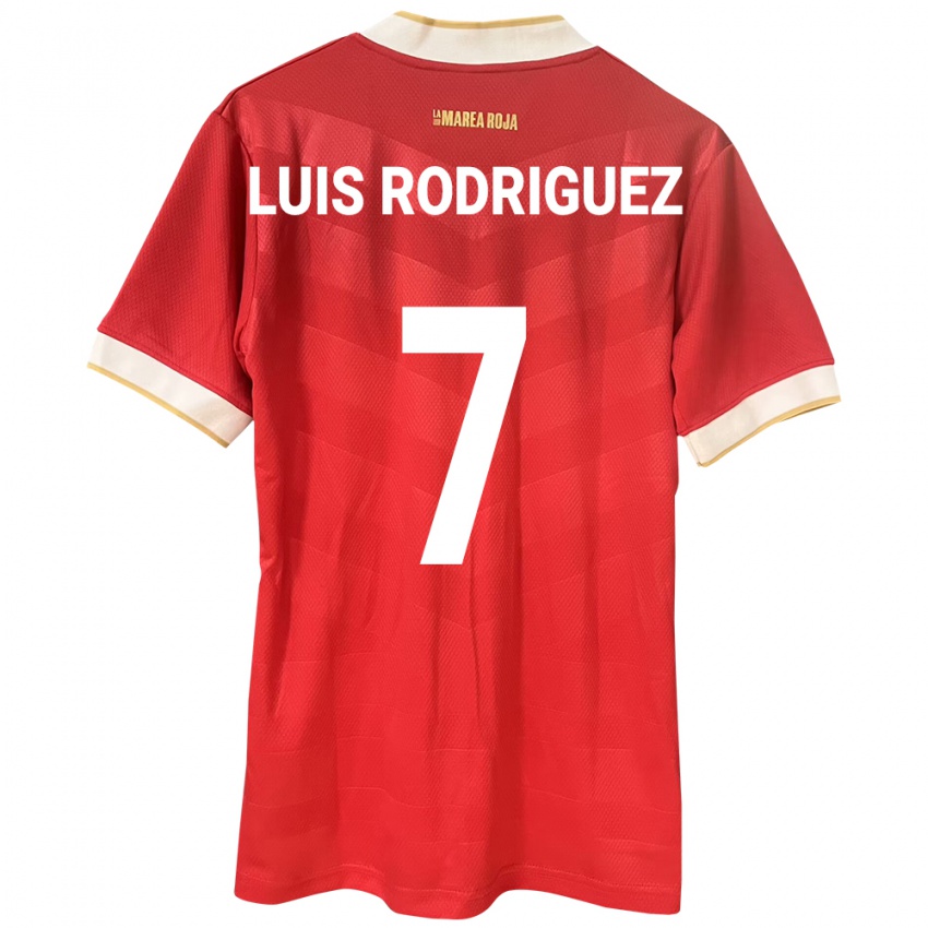 Kinder Panama José Luis Rodríguez #7 Rot Heimtrikot Trikot 24-26 T-Shirt Schweiz