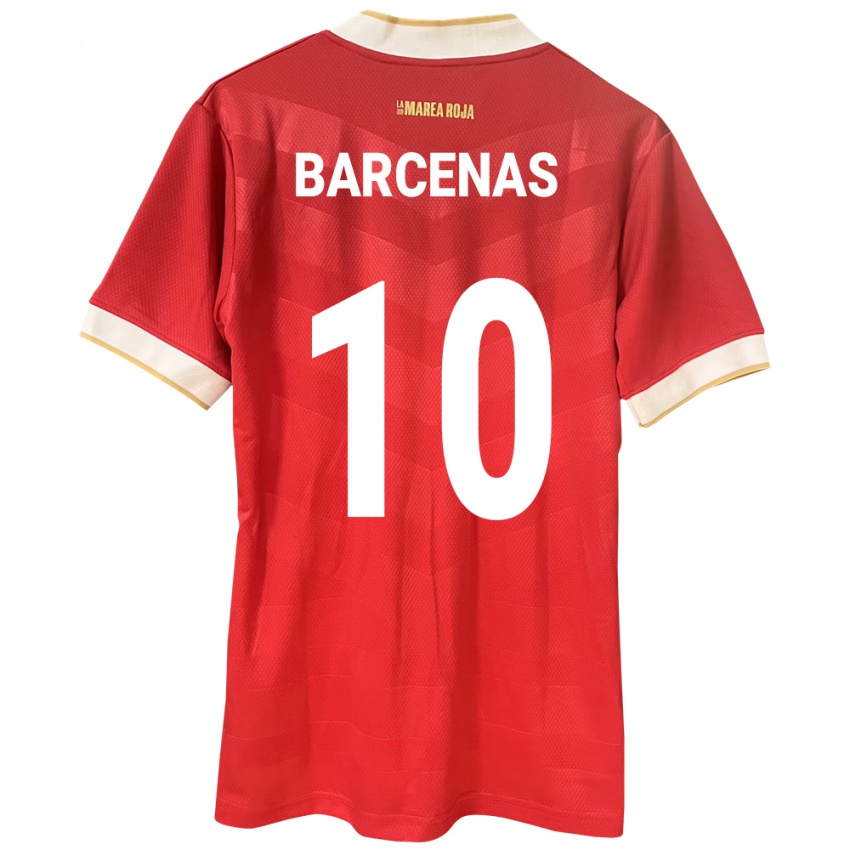 Kinder Panama Yoel Bárcenas #10 Rot Heimtrikot Trikot 24-26 T-Shirt Schweiz