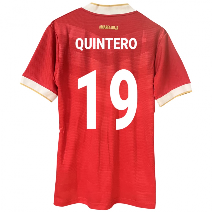 Kinder Panama Alberto Quintero #19 Rot Heimtrikot Trikot 24-26 T-Shirt Schweiz