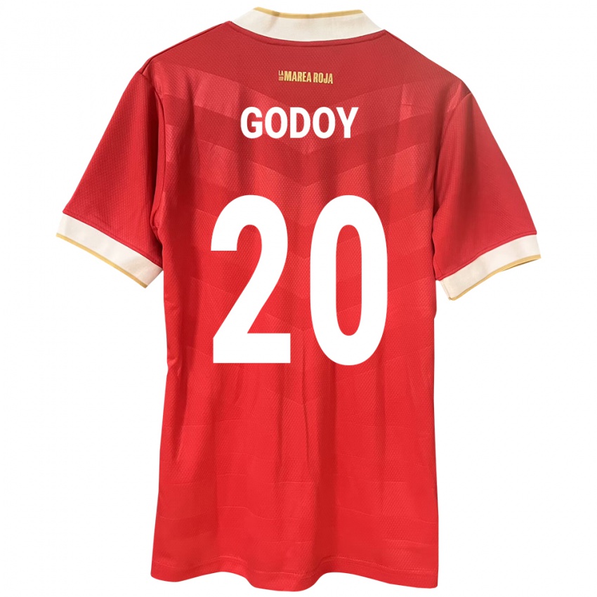 Kinder Panama Aníbal Godoy #20 Rot Heimtrikot Trikot 24-26 T-Shirt Schweiz