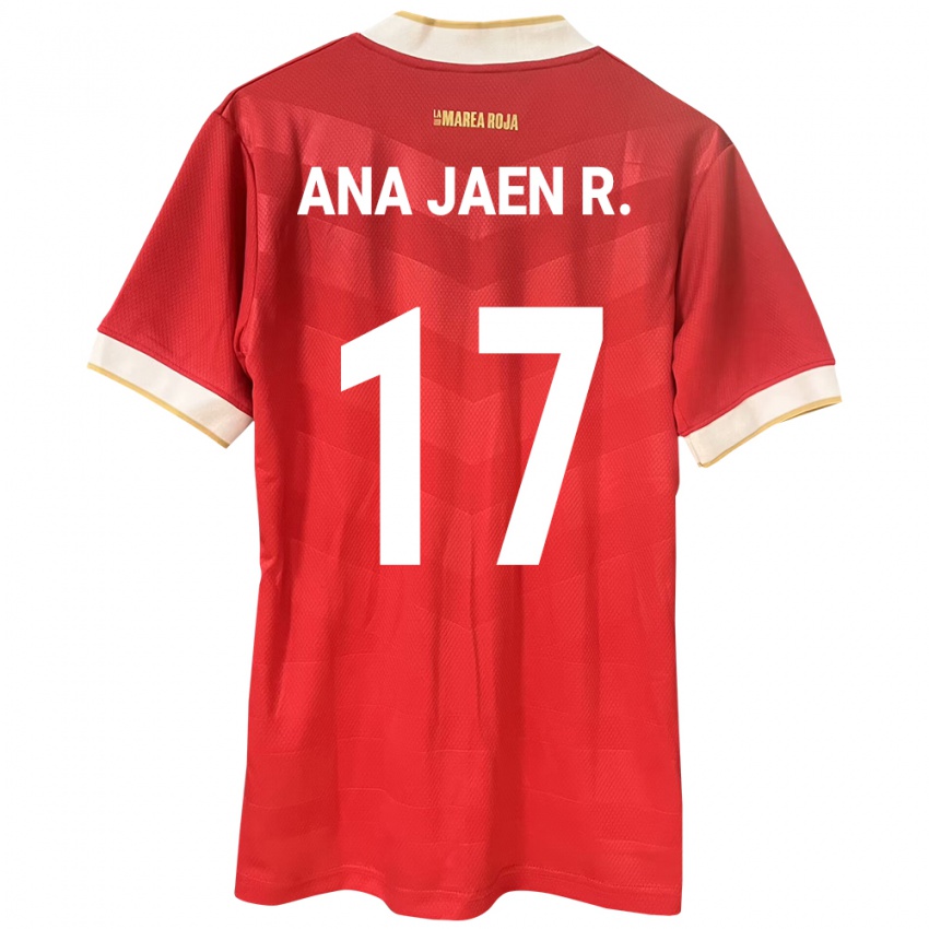 Kinder Panama Ana Jaén Rodríguez #17 Rot Heimtrikot Trikot 24-26 T-Shirt Schweiz