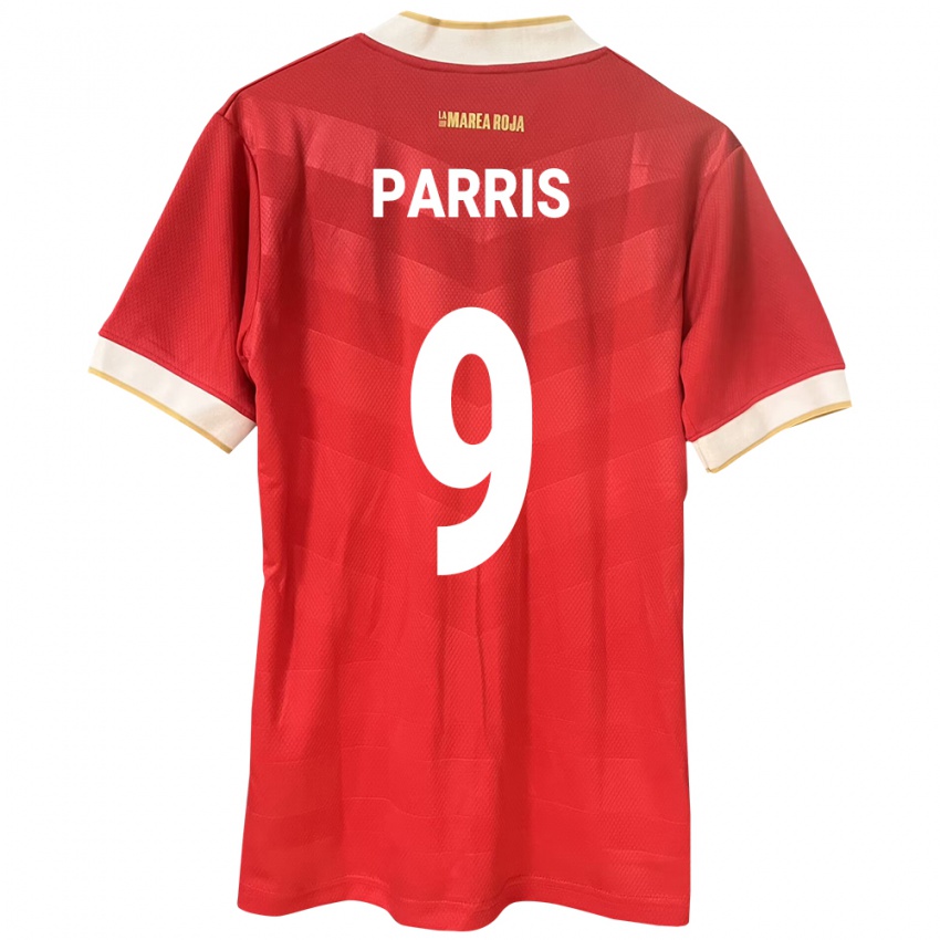 Kinder Panama Katherine Parris #9 Rot Heimtrikot Trikot 24-26 T-Shirt Schweiz