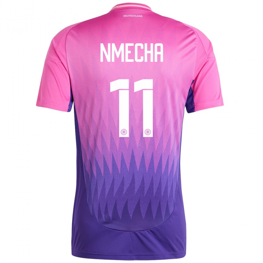 Enfant Maillot Allemagne Lukas Nmecha #11 Rose-Mauve Tenues Extérieur 24-26 T-Shirt Suisse