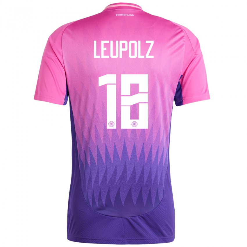 Enfant Maillot Allemagne Melanie Leupolz #18 Rose-Mauve Tenues Extérieur 24-26 T-Shirt Suisse