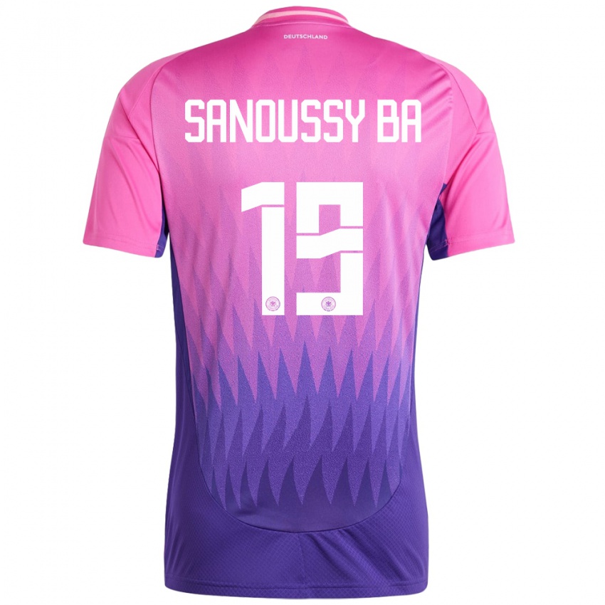 Enfant Maillot Allemagne Sanoussy Ba #19 Rose-Mauve Tenues Extérieur 24-26 T-Shirt Suisse