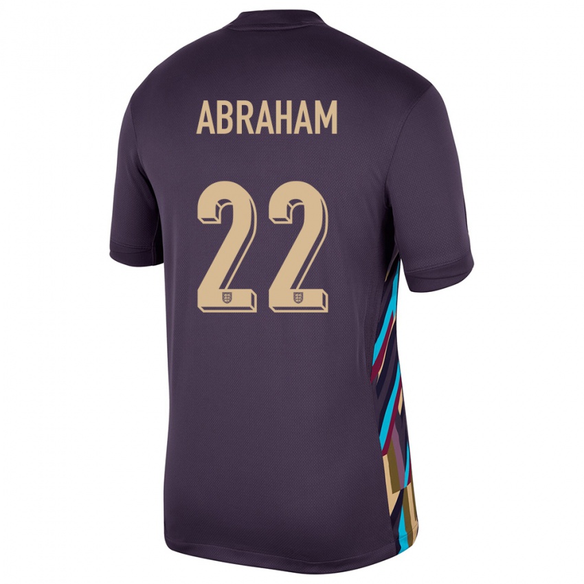 Enfant Maillot Angleterre Tammy Abraham #22 Raisins Noirs Tenues Extérieur 24-26 T-Shirt Suisse