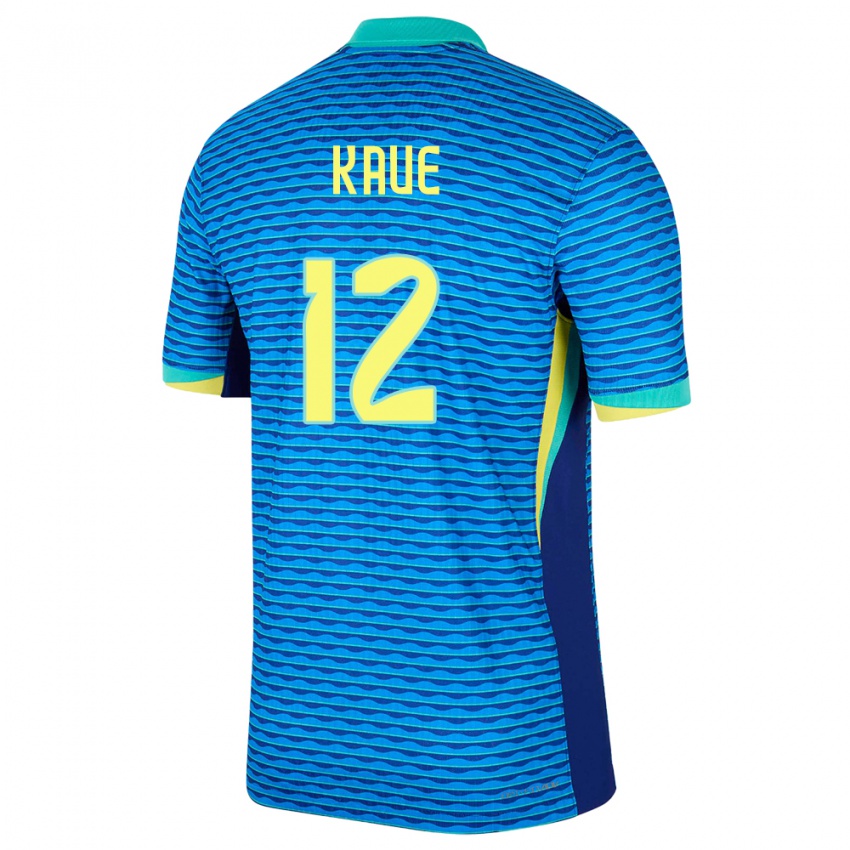 Enfant Maillot Brésil Kaue #12 Bleu Tenues Extérieur 24-26 T-Shirt Suisse