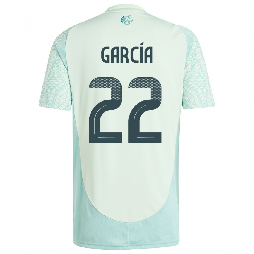 Kinder Mexiko Diana Garcia #22 Leinengrün Auswärtstrikot Trikot 24-26 T-Shirt Schweiz