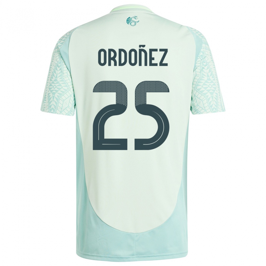 Kinder Mexiko Diana Ordonez #25 Leinengrün Auswärtstrikot Trikot 24-26 T-Shirt Schweiz