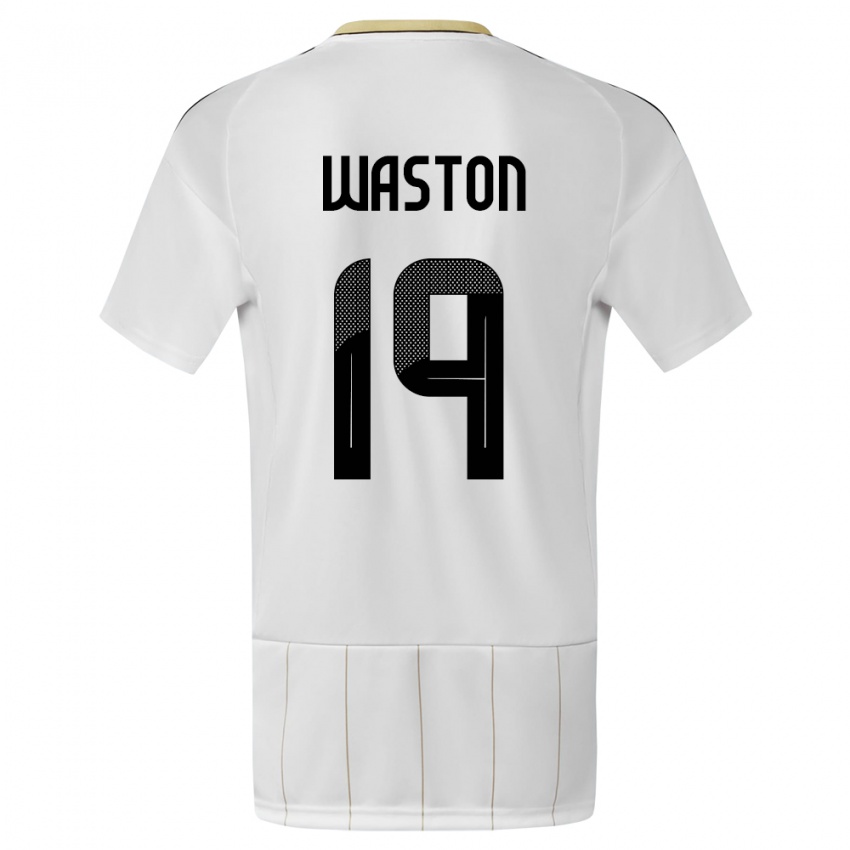 Kinder Costa Rica Kendall Waston #19 Weiß Auswärtstrikot Trikot 24-26 T-Shirt Schweiz