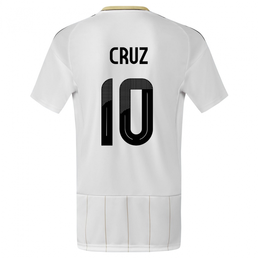 Kinder Costa Rica Shirley Cruz #10 Weiß Auswärtstrikot Trikot 24-26 T-Shirt Schweiz