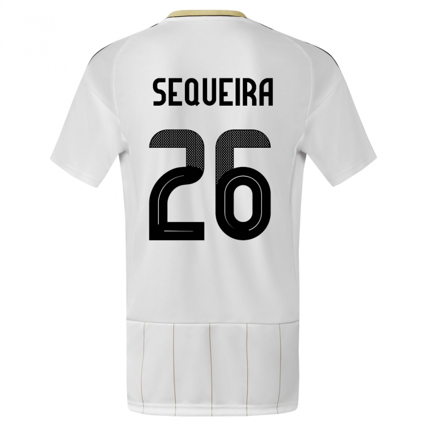 Kinder Costa Rica Douglas Sequeira #3 Weiß Auswärtstrikot Trikot 24-26 T-Shirt Schweiz