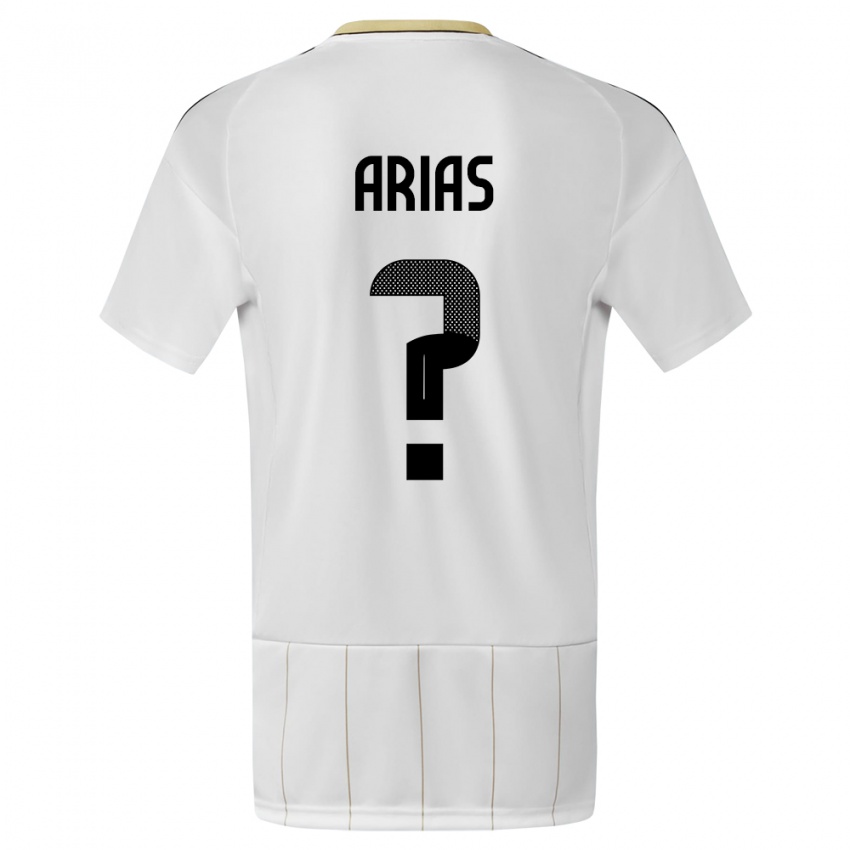 Kinder Costa Rica Jose Arias #0 Weiß Auswärtstrikot Trikot 24-26 T-Shirt Schweiz