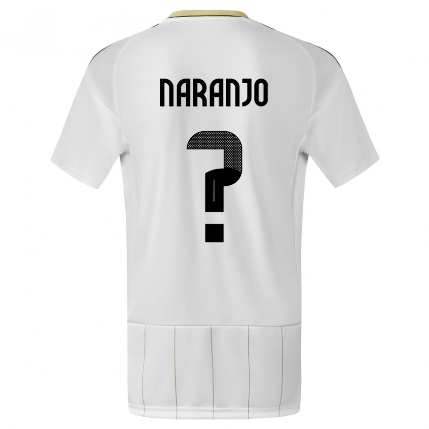 Kinder Costa Rica Andry Naranjo #0 Weiß Auswärtstrikot Trikot 24-26 T-Shirt Schweiz