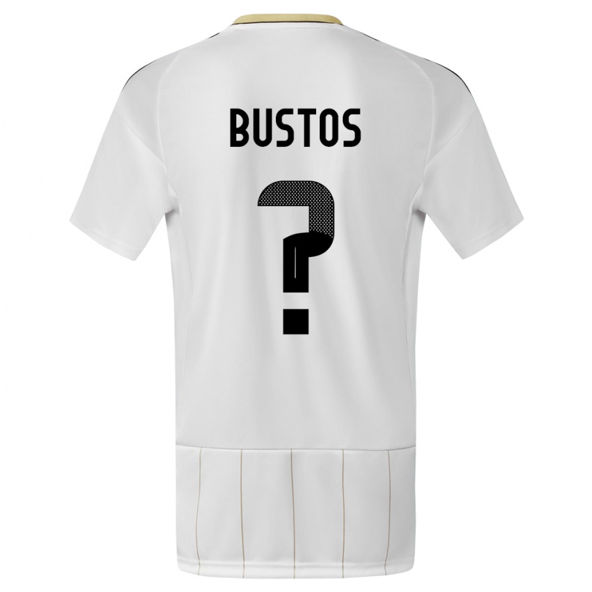 Kinder Costa Rica Roy Bustos #0 Weiß Auswärtstrikot Trikot 24-26 T-Shirt Schweiz