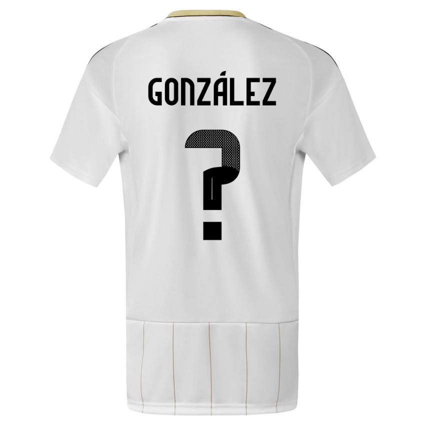 Kinder Costa Rica Ariel Gonzalez #0 Weiß Auswärtstrikot Trikot 24-26 T-Shirt Schweiz