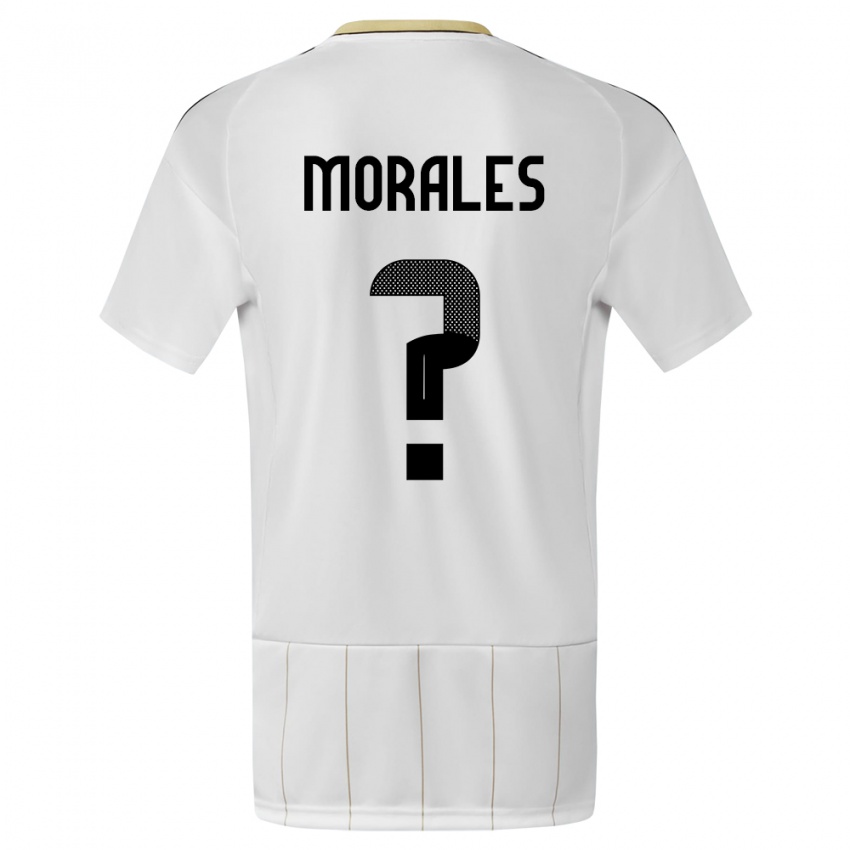 Kinder Costa Rica Bryan Morales #0 Weiß Auswärtstrikot Trikot 24-26 T-Shirt Schweiz