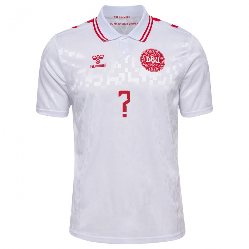 Kinder Dänemark Max Ejdum #0 Weiß Auswärtstrikot Trikot 24-26 T-Shirt Schweiz