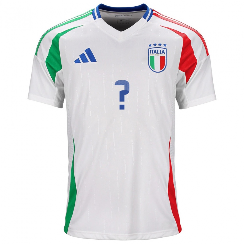 Kinder Italien Ihren Namen #0 Weiß Auswärtstrikot Trikot 24-26 T-Shirt Schweiz