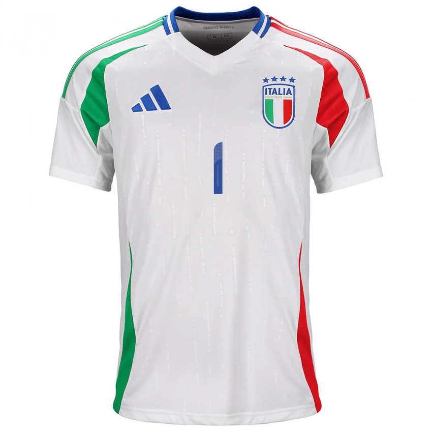 Kinder Italien Alessandro Longoni #1 Weiß Auswärtstrikot Trikot 24-26 T-Shirt Schweiz