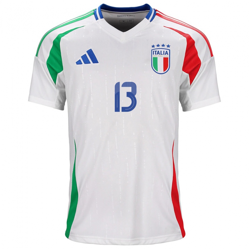 Kinder Italien Christian Corradi #13 Weiß Auswärtstrikot Trikot 24-26 T-Shirt Schweiz