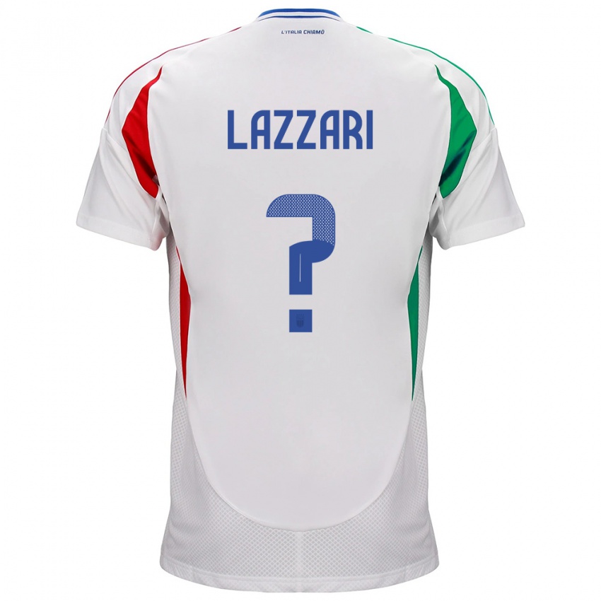 Kinder Italien Manuel Lazzari #0 Weiß Auswärtstrikot Trikot 24-26 T-Shirt Schweiz