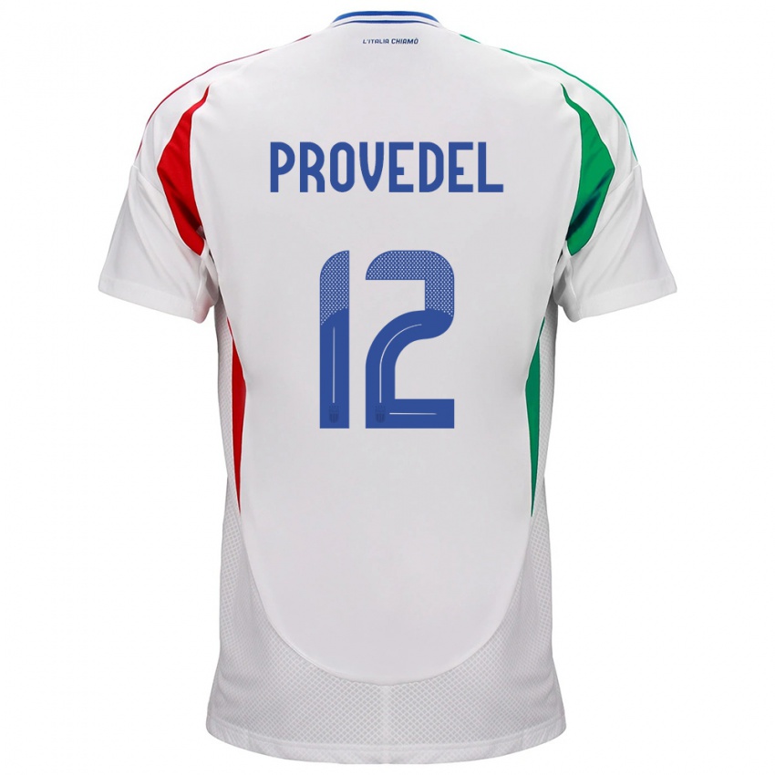 Kinder Italien Ivan Provedel #12 Weiß Auswärtstrikot Trikot 24-26 T-Shirt Schweiz