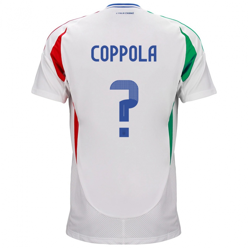 Kinder Italien Diego Coppola #0 Weiß Auswärtstrikot Trikot 24-26 T-Shirt Schweiz