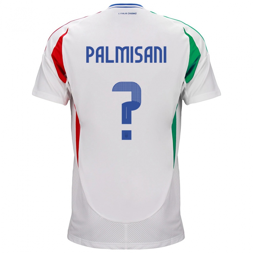 Kinder Italien Lorenzo Palmisani #0 Weiß Auswärtstrikot Trikot 24-26 T-Shirt Schweiz