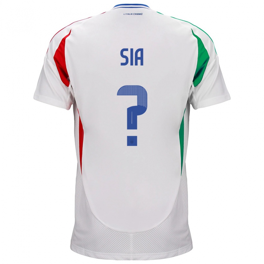 Kinder Italien Diego Sia #0 Weiß Auswärtstrikot Trikot 24-26 T-Shirt Schweiz