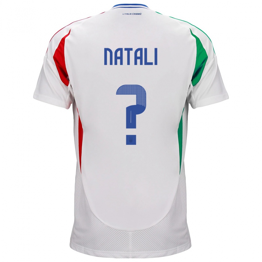 Kinder Italien Andrea Natali #0 Weiß Auswärtstrikot Trikot 24-26 T-Shirt Schweiz