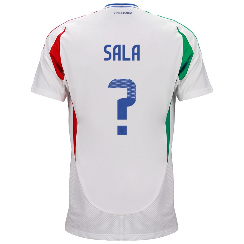 Kinder Italien Emanuele Sala #0 Weiß Auswärtstrikot Trikot 24-26 T-Shirt Schweiz