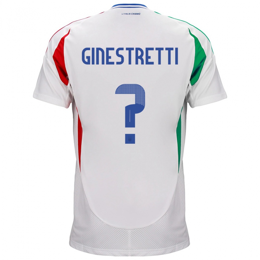 Kinder Italien Davide Ginestretti #0 Weiß Auswärtstrikot Trikot 24-26 T-Shirt Schweiz