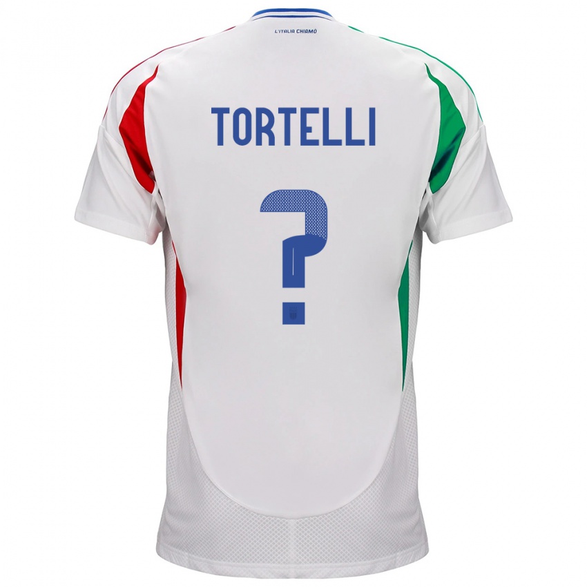 Kinder Italien Alice Tortelli #0 Weiß Auswärtstrikot Trikot 24-26 T-Shirt Schweiz