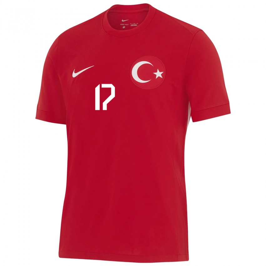 Kinder Türkei Abdurrahman Bayram #17 Rot Auswärtstrikot Trikot 24-26 T-Shirt Schweiz