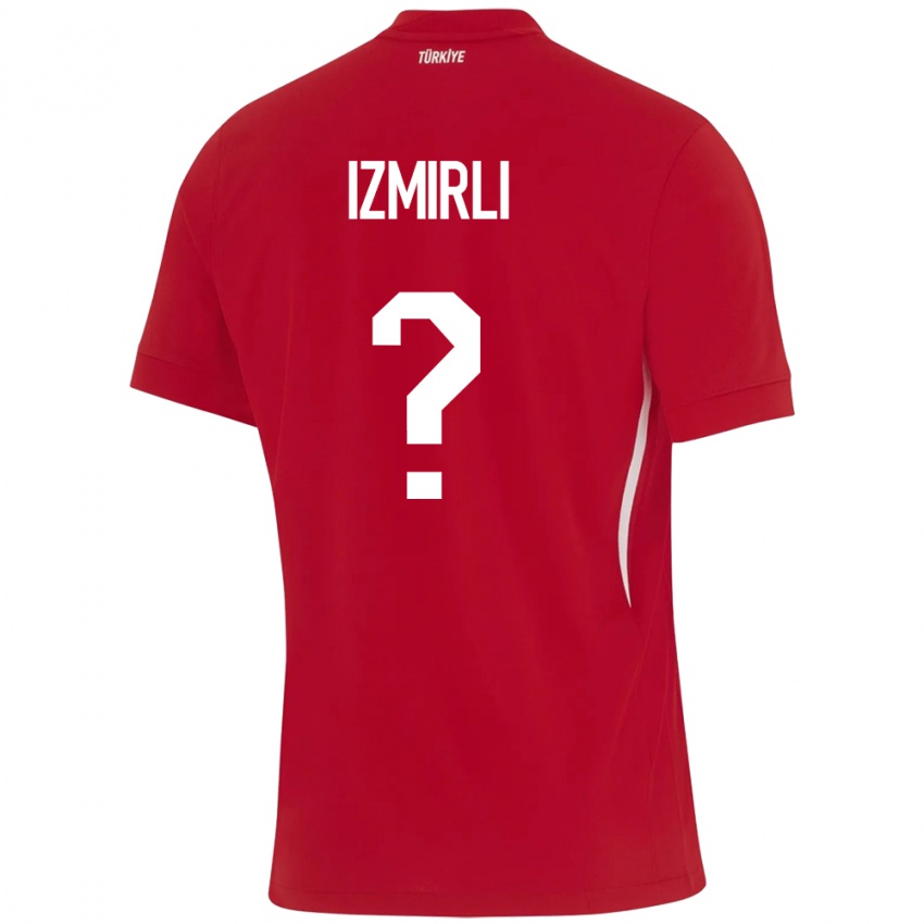 Kinder Türkei Ege İzmirli #0 Rot Auswärtstrikot Trikot 24-26 T-Shirt Schweiz