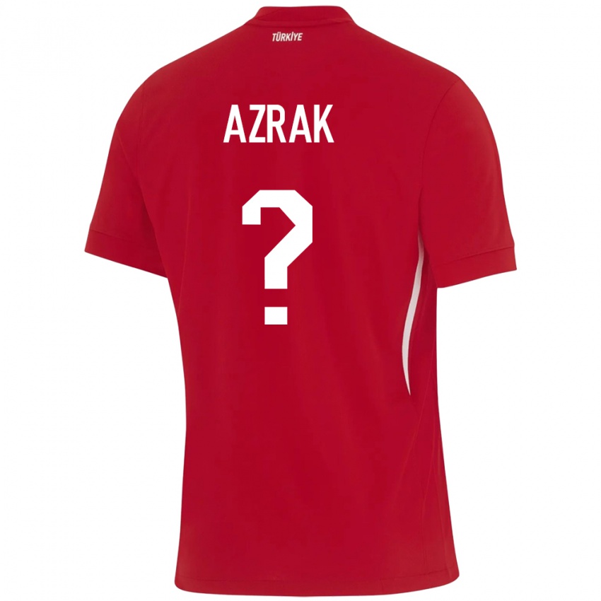 Kinder Türkei Yunus Azrak #0 Rot Auswärtstrikot Trikot 24-26 T-Shirt Schweiz